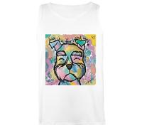 Oldrytee l'amour Est Un Mot À Quatre Pattes Débardeur T-Shirt sans Manches Femme Blanc