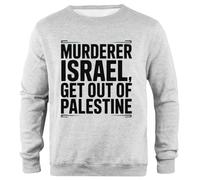 Oldrytee Murderer Israel Grey Sweatshirt Jumper Unisex Simple Fit