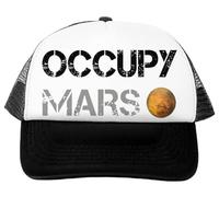 Oldrytee Occupy Mars Elon Musk Spacex Casquette Baseball Blanche Ajustable Unisexe