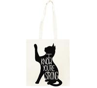 Oldrytee Plaidoyer D'un Chat Shopping Beige Unisex Totebag Coton