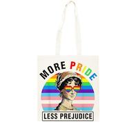 Oldrytee Plus D'orgueil, Moins De Préjugés Shopping Beige Unisex Totebag Coton