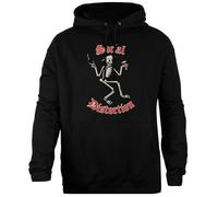 Oldrytee Social Distortion Crest Skelly Sweat À Capuche Noir Unisexe Coupe Simple