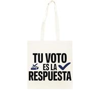 Oldrytee Tu Voto Es La Respuesta Bolsa de compras beige Shopping Beige Totebag