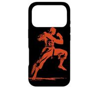 Oldschool Kickboxing Guy Martial Arts Coque pour iPhone 17 Pro