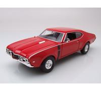 Oldsmobile 442 1969 Rouge Modèle Réduit 1:24 Welly