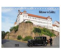 Oldtimer in Colditz (Tischkalender 2026 DIN A5 quer), CALVENDO Monatskalender: Historische Fahrzeuge im Muldental