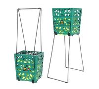 OLE ANDIGO Collecteur de balles de tennis sans courbure - Capacité de 60 balles - Tige légère - Outil de récupération de balle mains libres pour l'entraînement et l'utilisation sur le terrain