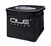 OLE ANDIGO Panier de balles de tennis Hopper avec poches latérales pour 160 balles de tennis, sac de rangement pour balles de tennis, balles de baseball, tennis de table ou cornichon