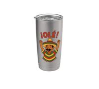 Ole' Mexico Spanish Victory Flamenco Gobelet isotherme en acier inoxydable double paroi