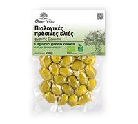 Olea Tree Olives Vertes Bio - Fermentation Naturelle, Sans Conservateurs, Naturelles - 3 x 200g (Total: 600 g)