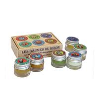 Oléanat Les Baumes Du Hibou Boites de 6 Mini Baumes aux Huiles Essentielles Biologiques Kit Voyage
