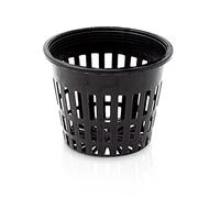 Oleanderhof Lot de 10 Pots de Fleurs hydroponiques en Plastique - Diamètre : 8 cm - pour Plantes, orchidées, étang et Aquariums