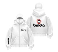OLEBYKEZ Sweat À Capuche Cagoule Doux Homme pour B.i.m.o.t.a Manteau Zippé Double Vêtements Sport D'extérieur Hauts Graphique Longues Veste Patchwork-BaiS||XX_l