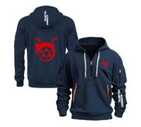 OLEBYKEZ Sweat À Capuche Confortable pour Homme Imprimé F.u.LL.me.t.al Al.ch.e.mi.St Vêtement D'extérieur Style Sportif Printemps Automne Survêtement Pulls-SLanSe||m