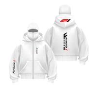 OLEBYKEZ Sweat À Capuche De Sport pour Homme F.1 Graphic Shirt Confortable Fermeture Éclair Coutures Streetwear Manches Longues avec Poches-BaiS||XX_l