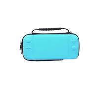 Oled Étui de protection avec fermeture éclair rigide pour transporter sac à main Sac de rangement résistant aux chutes Accessoires de jeu Bleu