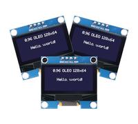 OLED I2C Display Module RUIZHI 3 pièces I2C Display 128 x 64 Pixel 0.96 Pouce,Caractères de Couleur Blanche, Display Compatible avec Arduino