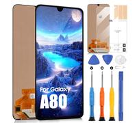 OLED LCD Ecran pour Samsung Galaxy A80 Écran de Rechange pour Samsung A80 SM-A805F SM-A8050 SM-A805X SM-A805N LCD Display Tactile Touchscreen Digitizer Assemblée avec Outils, Noir