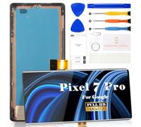 OLED pour Google Pixel 7 Pro 5G Écran de remplacement pour Google Pixel 7 Pro GP4BC GE2AE Écran LCD pour Google Pixel 7 Pro Digitizer Assemblée Écran tactile Remplacement 5G avec cadre