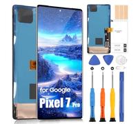OLED pour Google Pixel 7 Pro LCD Écran Remplacement de l'écran pour Pixel 7 Pro GP4BC GE2AE GFE4J 6.7 Pouces LCD Affichage Digitazer Full Assembly avec Réparation Kit, Noir avec Cadre