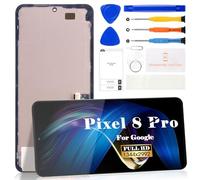 OLED pour Google Pixel 8 Pro LCD Digitizer Pièces de réparation pour Google Pixel 8 Pro Écran de remplacement pour Google Pixel 8 Pro Écran tactile Assemblée Remplacement GC3VE G1MNW avec cadre noir