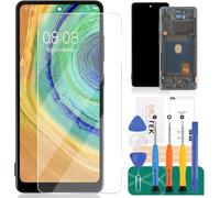 OLED pour Samsung Galaxy S20 FE 5G Écran LCD pour Samsung S20 FE 5G Écran de remplacement G781 LCD Écran SM-G781B Tactile Digitizer Assemblée Kits de réparation avec cadre (prend en charge la fonction