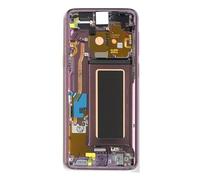 OLED pour Samsung Galaxy S9 Écran de remplacement pour Samsung S9 LCD Écran de remplacement pour Galaxy SM-G960F SM-G960U Digitizer Écran tactile Assemblée Pièce de réparation avec cadre (Lilac
