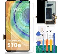 OLED pour Samsung S10e Écran de remplacement pour Samsung Galaxy S10e LCD Digitizer Kits de réparation pour Samsung SM-G970 Écran tactile Assemblée Remplacement (Noir, Sans Cadre)
