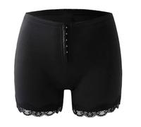 OLEETS Culotte Push Up pour Remonte Fesse Femme - Bout À Bout Shorts Slips Femmes Corps Shaper Ventre Contrôle Taille Moyenne sous-Vêtements Sexy S-6Xl Grande Taille Lingerie Mince, Style 1, 5XL