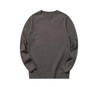 OLEETS Pull Tricoté Homme - Pull Tricoté en Velours pour Hommes, Décontracté, Col en V, Slim, Simple, Chaud, Chemise À Bascule, Hauts d'affaires, Grande Taille, Vestes en Tricot, Streetwear, A