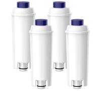 Oleic Filtres à Eau pour Machine à Café Delonghi Magnifica s, Filtre Delonghi Dinamica et Les Séries ECAM/ETAM/ESAM/BCO, Cartouche Filtrante DLSC002, Filtre Adoucir l'eau (4 Pièces)