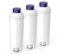 Oleic Filtres à Eau pour Machine à Café Delonghi Magnifica s, Filtre Delonghi Dinamica et Les Séries ECAM/ETAM/ESAM/BCO, Cartouche Filtrante DLSC002, Filtre Adoucir l'eau (3 Pièces)