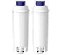 Oleic Filtres à Eau pour Machine à Café Delonghi Magnifica s, Filtre Delonghi Dinamica et Les Séries ECAM/ETAM/ESAM/BCO, Cartouche Filtrante DLSC002, Filtre Adoucir l'eau (2 Pièces)