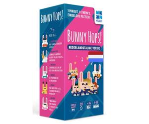 OLEMAINS - Bunny Hops Édition Néerlandaise - Jeu de Société pour La Famille Et Les Amis - Jeu De Fête Hilarant pour Adultes Et Jeunes - 600 Cartes - 4 À 16 Joueurs -20 Min-Cadeau pour Les Fêtes