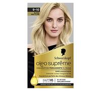 Schwarzkopf - Oleo Suprême - Coloration Permanente à l'Huile - Couleur et Eclat Longue Durée - sans Ammoniaque - Couverture Parfaite des Cheveux Blancs - HaptIQ Système - Blond Très Clair 9-10