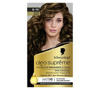 Schwarzkopf - Oleo Suprême - Coloration Permanente à l’Huile - Couleur et Eclat Longue Durée - sans Ammoniaque - Couvre 100% des Cheveux Blancs - HaptIQ Système - Blond Foncé 6-10