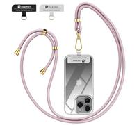 OLEPHY Cordon Universel pour Téléphone Portable avec 2 Patchs, Or Rose