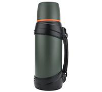 Olerd Grande bouteille thermos à café de 1,8 l pour voyage - Bouteille isotherme classique avec tasse en plastique - Bouteille de boisson isotherme en acier inoxydable de 2 L pour la randonnée, la