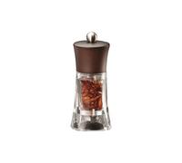 Oléron Moulin À Piment Manuel En Bois Et Acryl Couleur Chocolat 14 Cm