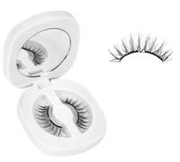 olerya Cils Magnetique Naturel Faux, Sans Colle Doux, Sûrs & Réutilisables, Créez un Look de Cils Naturel (2P)