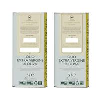 Oleum Comitis - Huile d'Olive Extra Vierge 100% Italienne Extraite à Froid - 2 Boîtes de 5 litre