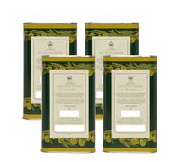 Oleum Comitis - Huile d'Olive Extra Vierge 100% Italienne Extraite à Froid - 4 Boîtes de 3 litre