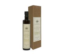 Oleum Comitis - Huile d'Olive Extra Vierge 100% Italienne Extraite à Froid - Coffret Cadeau Rustique avec Bouteille de 500 ml