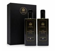 Oleum Comitis - Huile d'olive extra vierge 100% italienne, pressée à froid - Gamme Premium - Coffret cadeau contenant 2 bouteilles de 500 ml