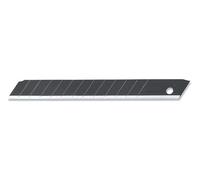 Olfa Lames de rechange ABB-10B – 9 mm – Acier inoxydable – Noir – 10 lames