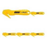 Olfa 20514 Cutter en ABS Jaune (Lot de 5)