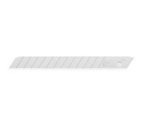 Olfa AB-10S Lames, Acier, Set de 10 Pièces Lames de 9 mm en Acier inoxydable AB-10SB