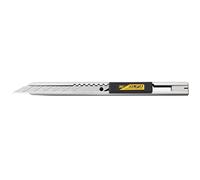 Olfa Cutter de précision SAC-1 – lame 9 mm, angle 30°, acier inoxydable noir/jaune, 13×1×0,4 cm