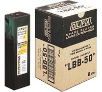 Olfa LBB Lames de cutter, noir, 100 x 18 mm, 50 pièces