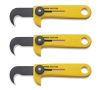 Olfa Lot De 3 Cutters Crochet Professionnel Surpuissant Ambidextre Hok-1 Lame Carbone